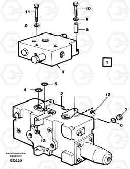 44324 Steering unit A35C SER NO 4621-, SER NO USA 60001-, Volvo Construction Equipment
