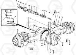 25675 Planetary axle, axle 1 load unit A35C SER NO 4621-, SER NO USA 60001-, Volvo Construction Equipment