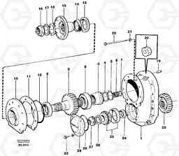 103457 Final drive A35C SER NO 4621-, SER NO USA 60001-, Volvo Construction Equipment