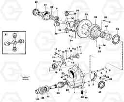 60488 Final drive A35C SER NO 4621-, SER NO USA 60001-, Volvo Construction Equipment