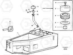 84772 Hydraulic oil tank, with fitting parts A35C SER NO 4621-, SER NO USA 60001-, Volvo Construction Equipment