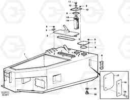 82390 Hydraulic oil tank A35C SER NO 4621-, SER NO USA 60001-, Volvo Construction Equipment