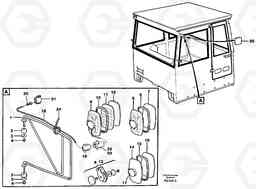 65398 Rear view mirror A35C SER NO 4621-, SER NO USA 60001-, Volvo Construction Equipment