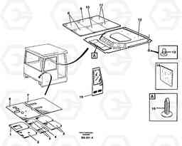 24580 Upholstery and insulation, floor and roof A35C SER NO 4621-, SER NO USA 60001-, Volvo Construction Equipment