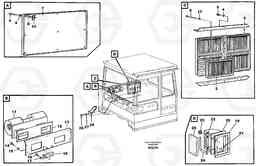 41264 Air distribution. Inlet and air return A35C SER NO 4621-, SER NO USA 60001-, Volvo Construction Equipment