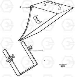 24589 Stop block for wheel A35C SER NO 4621-, SER NO USA 60001-, Volvo Construction Equipment