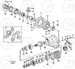 60489 Final drive A35C SER NO 4621-, SER NO USA 60001-, Volvo Construction Equipment