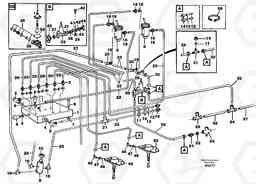 23688 Pneumatic system, diff lock, cab A35C SER NO 4621-, SER NO USA 60001-, Volvo Construction Equipment