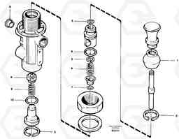 27629 Three-way valve A35C SER NO 4621-, SER NO USA 60001-, Volvo Construction Equipment