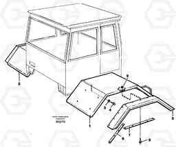 88968 Front fender A35C SER NO 4621-, SER NO USA 60001-, Volvo Construction Equipment