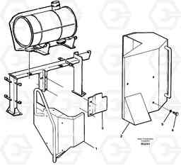 41261 Protecting plates and handrails A35C SER NO 4621-, SER NO USA 60001-, Volvo Construction Equipment