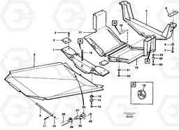 89851 Protecting plates A35C SER NO 4621-, SER NO USA 60001-, Volvo Construction Equipment