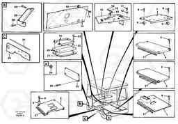 29374 Floor panels and cover plates A35C SER NO 4621-, SER NO USA 60001-, Volvo Construction Equipment