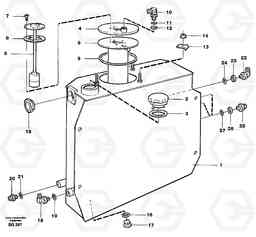 87120 Oil tank A35C SER NO 4621-, SER NO USA 60001-, Volvo Construction Equipment