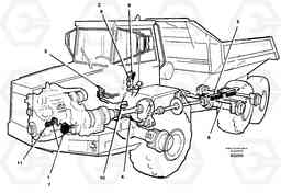 27638 Hydraulic brake system A35C SER NO 4621-, SER NO USA 60001-, Volvo Construction Equipment