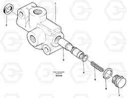 27641 Relay valve A35C SER NO 4621-, SER NO USA 60001-, Volvo Construction Equipment