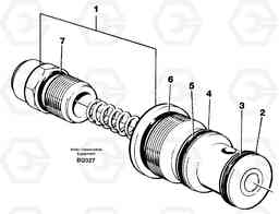 24597 Shunt valve A35C SER NO 4621-, SER NO USA 60001-, Volvo Construction Equipment