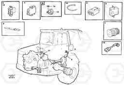 27250 Cable harnesses, front A35C SER NO 4621-, SER NO USA 60001-, Volvo Construction Equipment