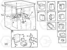 26804 Cable harnesses, cab A35C SER NO 4621-, SER NO USA 60001-, Volvo Construction Equipment