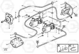 64303 Pneumatic system, 6x6 and diff lock, load unit A35C SER NO 4621-, SER NO USA 60001-, Volvo Construction Equipment