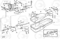 58911 Lubricating oil system A40 SER NO 1201-, SER NO USA 60101-, Volvo Construction Equipment