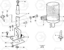 36593 Rotating beacon A40 SER NO 1201-, SER NO USA 60101-, Volvo Construction Equipment