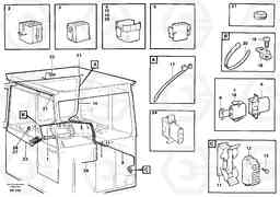36598 Cable harnesses, cab A40 SER NO 1201-, SER NO USA 60101-, Volvo Construction Equipment