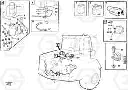 83419 Cable harnesses, front A40 SER NO 1201-, SER NO USA 60101-, Volvo Construction Equipment