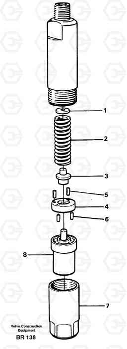 63373 Injector A40 SER NO 1201-, SER NO USA 60101-, Volvo Construction Equipment