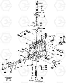 86566 Injection pump A40 SER NO 1201-, SER NO USA 60101-, Volvo Construction Equipment