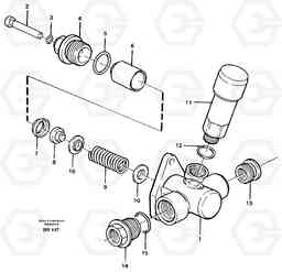 97706 Feed pump A40 SER NO 1201-, SER NO USA 60101-, Volvo Construction Equipment