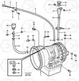 98074 Power transmission A40 SER NO 1201-, SER NO USA 60101-, Volvo Construction Equipment