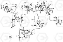 93811 Pneumatic air system, transmission A40 SER NO 1201-, SER NO USA 60101-, Volvo Construction Equipment