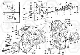 58913 Transfer gear box A40 SER NO 1201-, SER NO USA 60101-, Volvo Construction Equipment