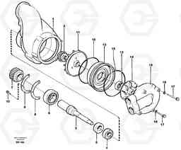 22644 Water pump A40 SER NO 1201-, SER NO USA 60101-, Volvo Construction Equipment