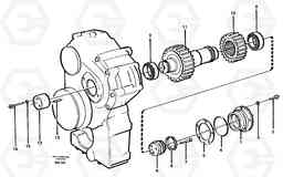 44736 Intermediate shaft A40 SER NO 1201-, SER NO USA 60101-, Volvo Construction Equipment