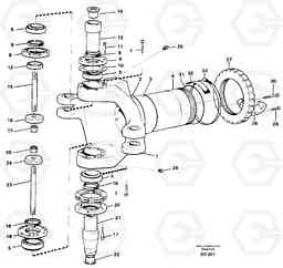 59241 Frame link A40 SER NO 1201-, SER NO USA 60101-, Volvo Construction Equipment