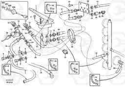 91961 Hydraulic brake system, cab A40 SER NO 1201-, SER NO USA 60101-, Volvo Construction Equipment