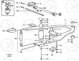 61957 Front axle suspension A40 SER NO 1201-, SER NO USA 60101-, Volvo Construction Equipment