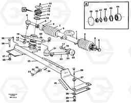 65924 Steering linkage A40 SER NO 1201-, SER NO USA 60101-, Volvo Construction Equipment