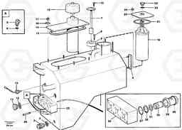 94728 Oil tank A40 SER NO 1201-, SER NO USA 60101-, Volvo Construction Equipment