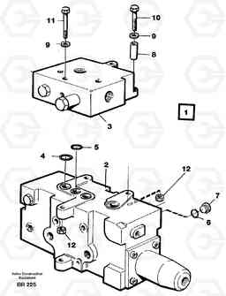 16245 Steering unit A40 SER NO 1201-, SER NO USA 60101-, Volvo Construction Equipment