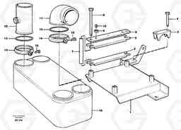 35239 Oil cooler A40 SER NO 1201-, SER NO USA 60101-, Volvo Construction Equipment