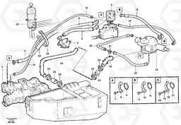 54475 Tipping system, motor unit A40 SER NO 1201-, SER NO USA 60101-, Volvo Construction Equipment