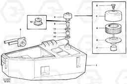 70463 Hydraulic oil tank, with fitting parts. A40 SER NO 1201-, SER NO USA 60101-, Volvo Construction Equipment