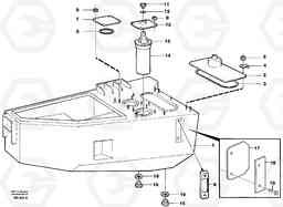 88094 Hydraulic oil tank A40 SER NO 1201-, SER NO USA 60101-, Volvo Construction Equipment