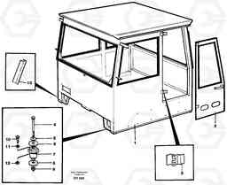 20687 Cab A40 SER NO 1201-, SER NO USA 60101-, Volvo Construction Equipment