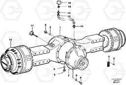 88878 Planetary axle 2, load unit A40 SER NO 1201-, SER NO USA 60101-, Volvo Construction Equipment