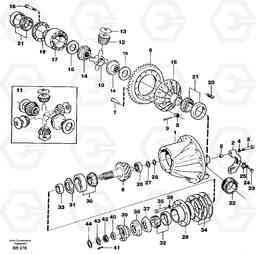 60492 Final drive A40 SER NO 1201-, SER NO USA 60101-, Volvo Construction Equipment
