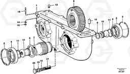 98941 Pump drive power take-off A40 SER NO 1201-, SER NO USA 60101-, Volvo Construction Equipment